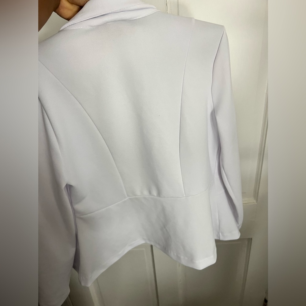 White jacket.